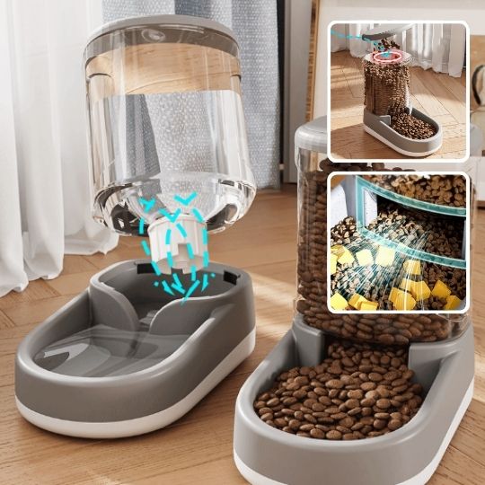FOODCAT Gamelle automatique Chat - Grande Capacité - Juste mon Chat