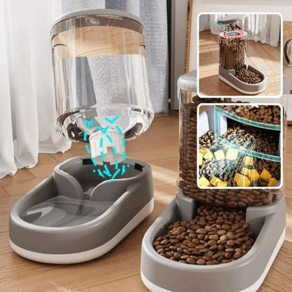 FOODCAT Gamelle automatique Chat - Grande Capacité - Juste mon Chat