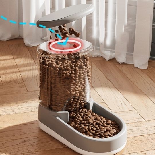FOODCAT Gamelle automatique Chat - Grande Capacité - Juste mon Chat