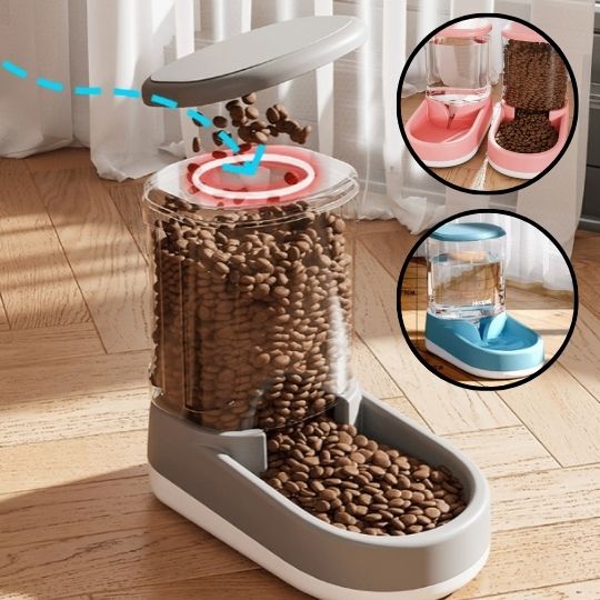 FOODCAT Gamelle automatique Chat - Grande Capacité - Juste mon Chat